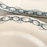 Set of ironstone dishes Salins France Régamier