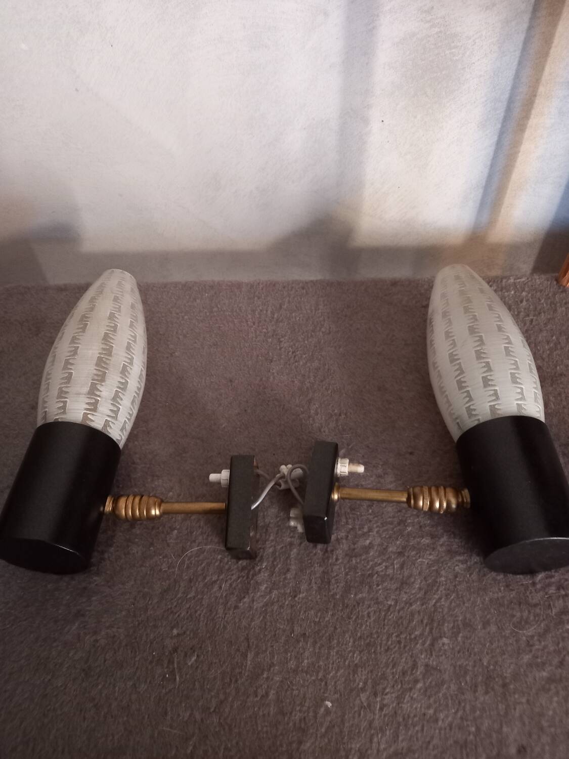 Pair of 1960s wall lights