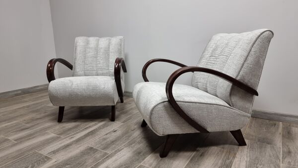 Set de 2 fauteuils de Jindřich Halabala