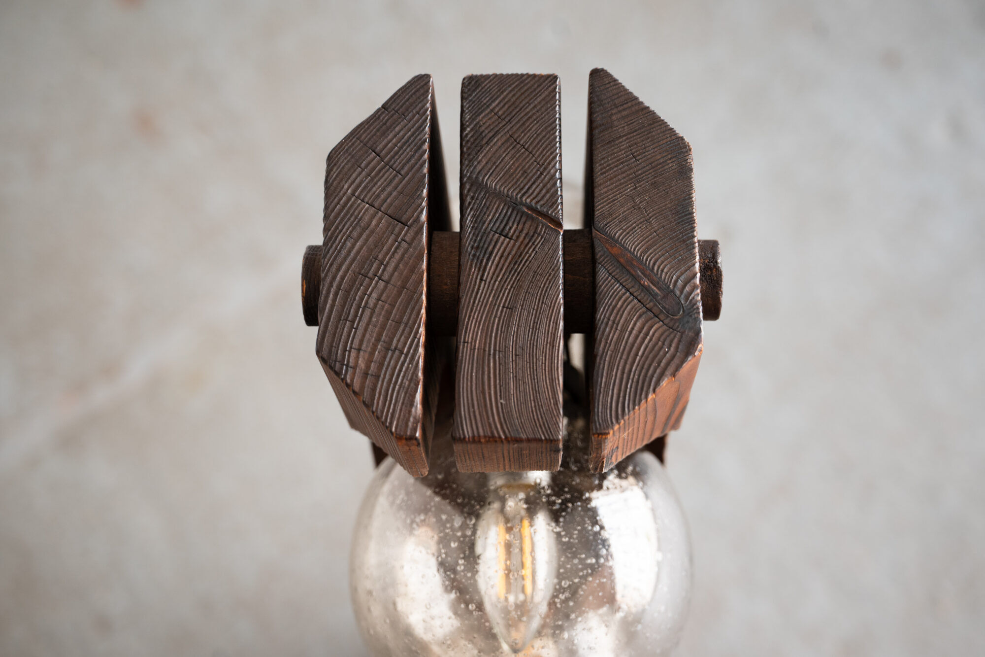 Brutalist floor lamp by Temde Leuchten