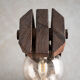 Brutalist floor lamp by Temde Leuchten