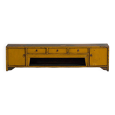 Antique yellow TV cabinet (c.1900)