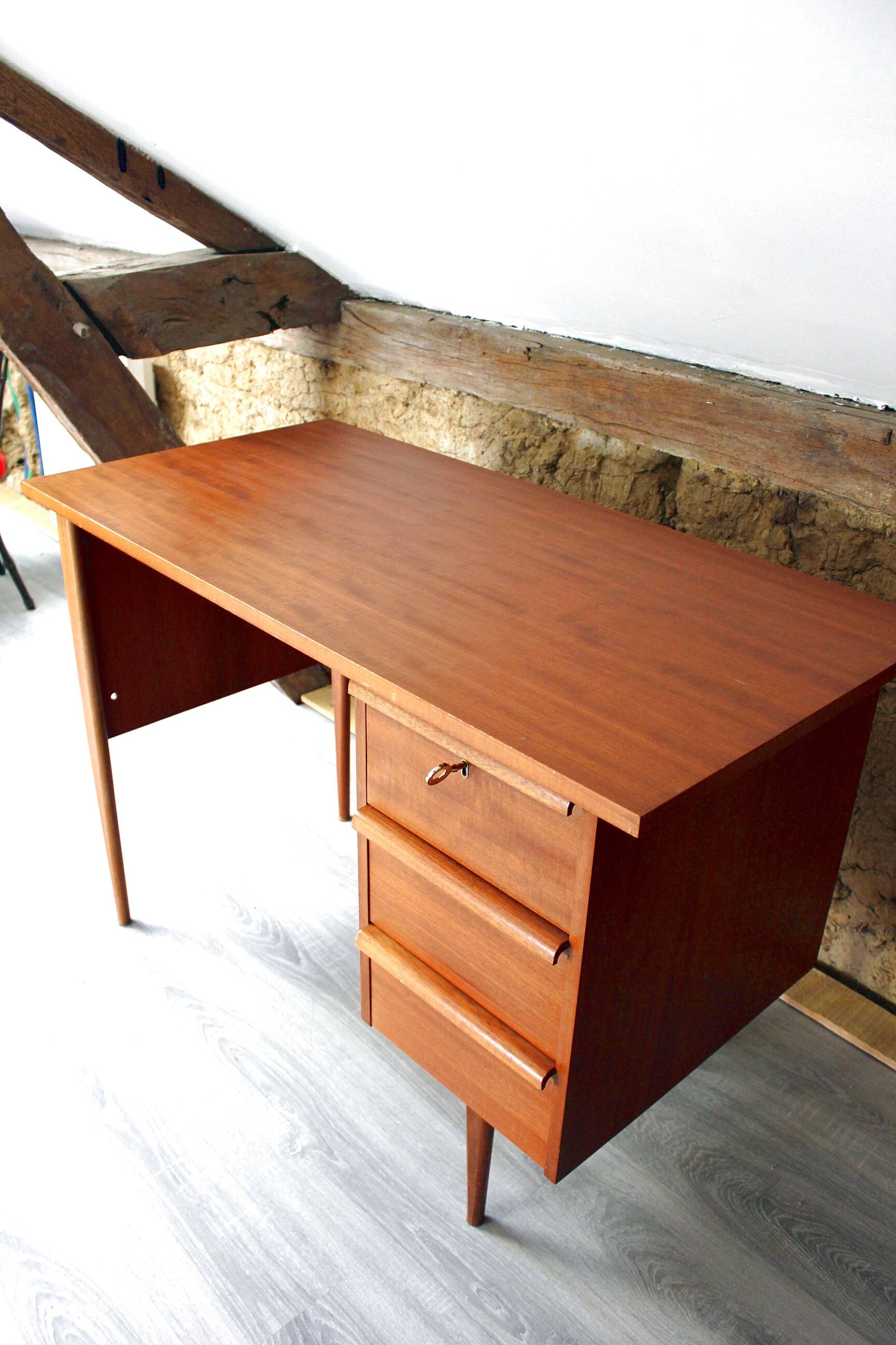 Vintage Scandinavian desk from the 1960s.