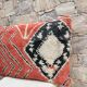 Vintage Berber wool cushion cover: Moroccan Kilim cushion