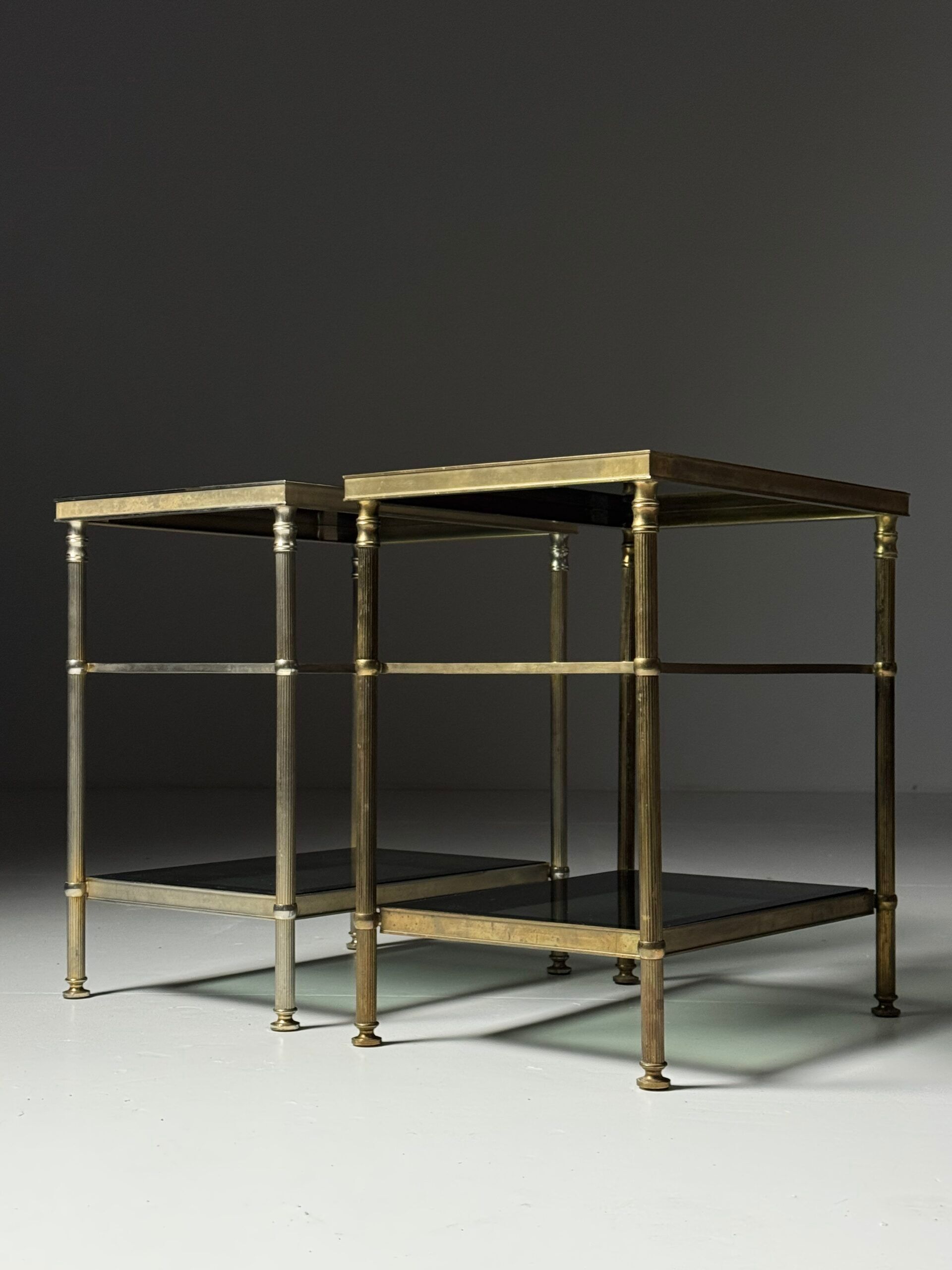 Metal side tables 1960s-70s