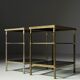 Metal side tables 1960s-70s
