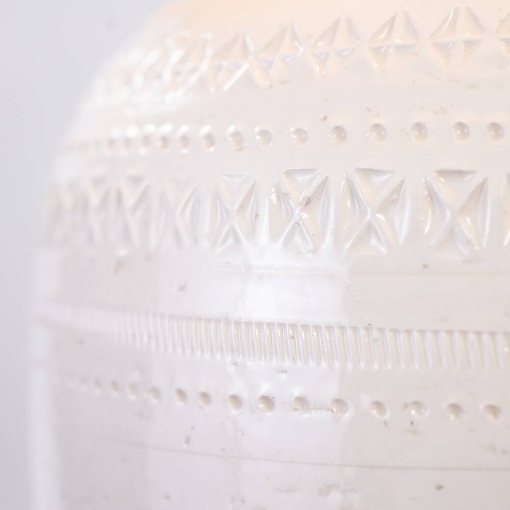 Bitossi table light white ceramic, 1970s