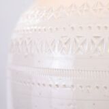 Bitossi table light white ceramic, 1970s