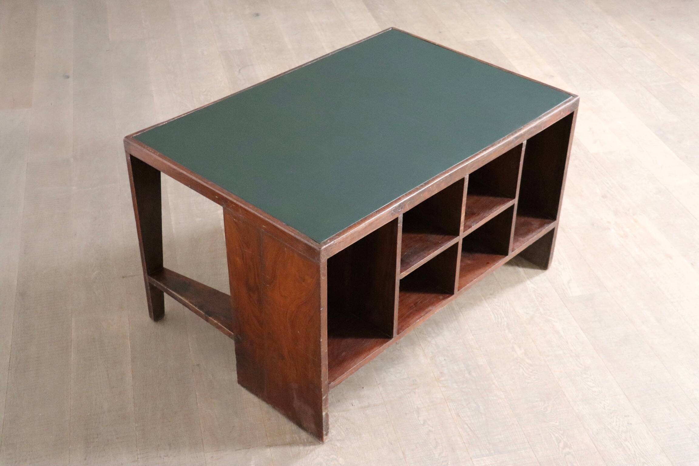 Pierre Jeanneret Pigeonhole Desk PJ-BU-02-A, India 1950s