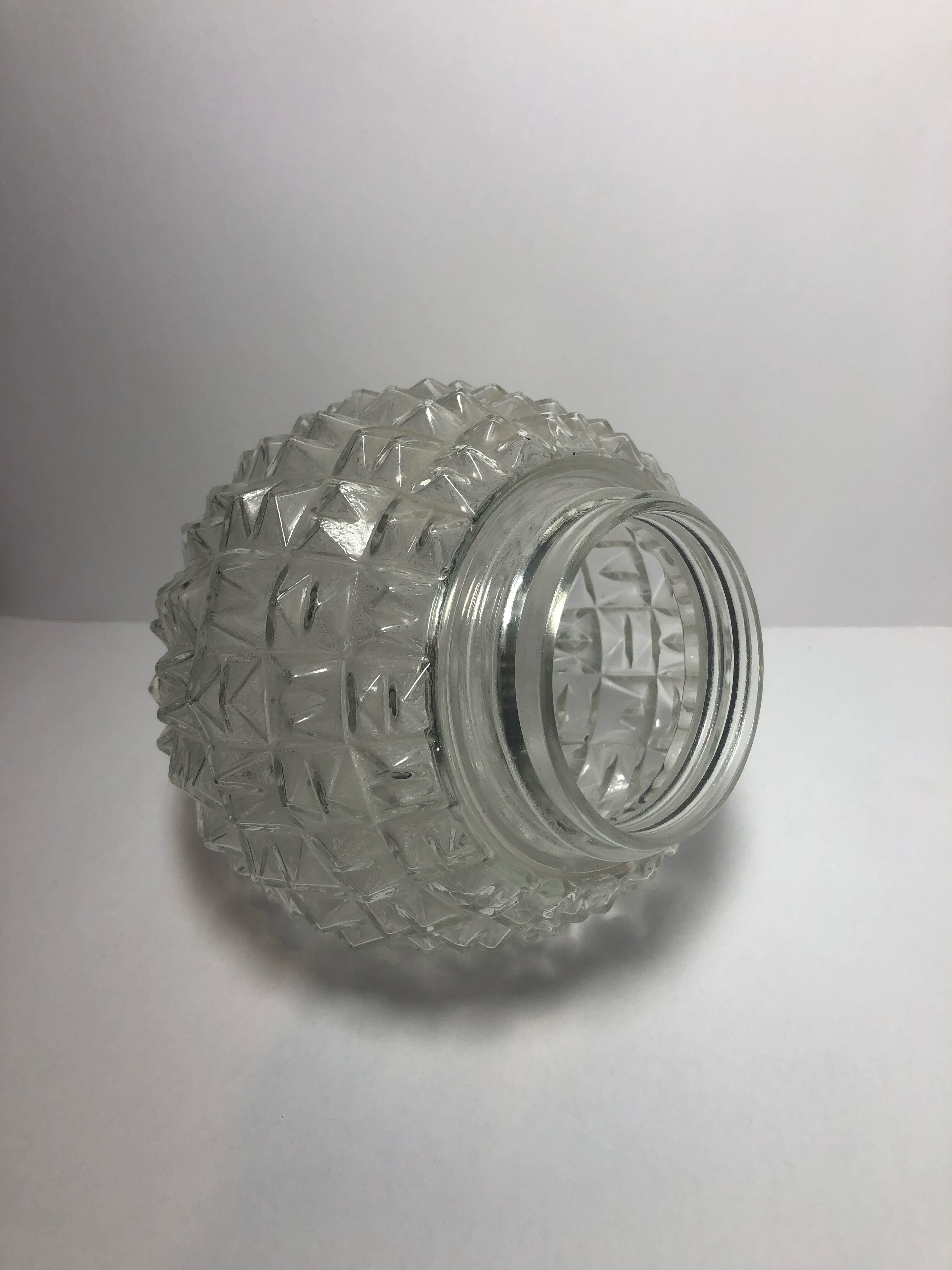 Chiseled glass ceiling lamp