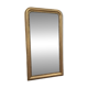 Grand miroir mercure Louis Philippe 129 x 72 cm doré ancien