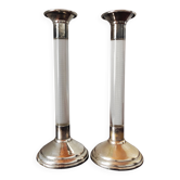 Vintage 70s candlestick pair