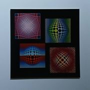 Kinetic Serigraph by Victor Vasarely - Éditions du Griffon 1970 - Op