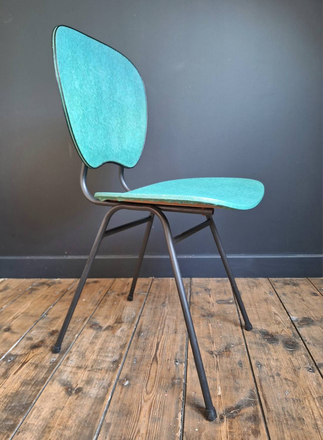 Trio of vintage chairs, antique designer seating furniture