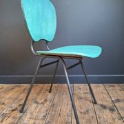 Trio of vintage chairs, antique designer seating furniture