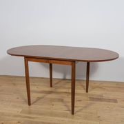 Table à manger extensible en teck et palissandre des années 1960, Danemark.