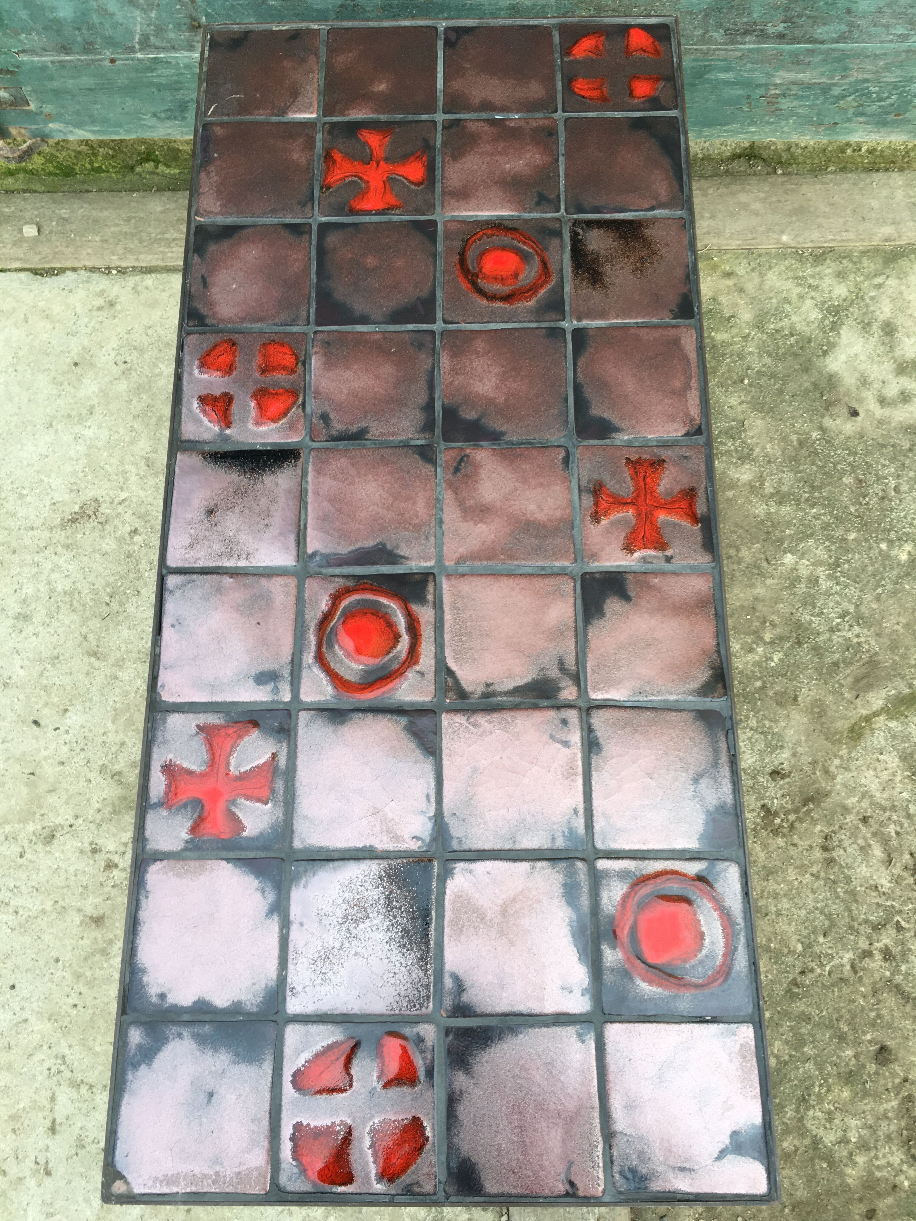 Design coffee table 70 space age ceramic