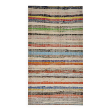 Turkish Handwoven Flatweave Chaput Kilim 190 cm x 340 cm