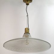 Suspension italienne en verre de Murano à bulles, style moderne du milieu du siècle, années 1970