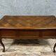 Bureau de centre style louis XV en chêne vers 1950