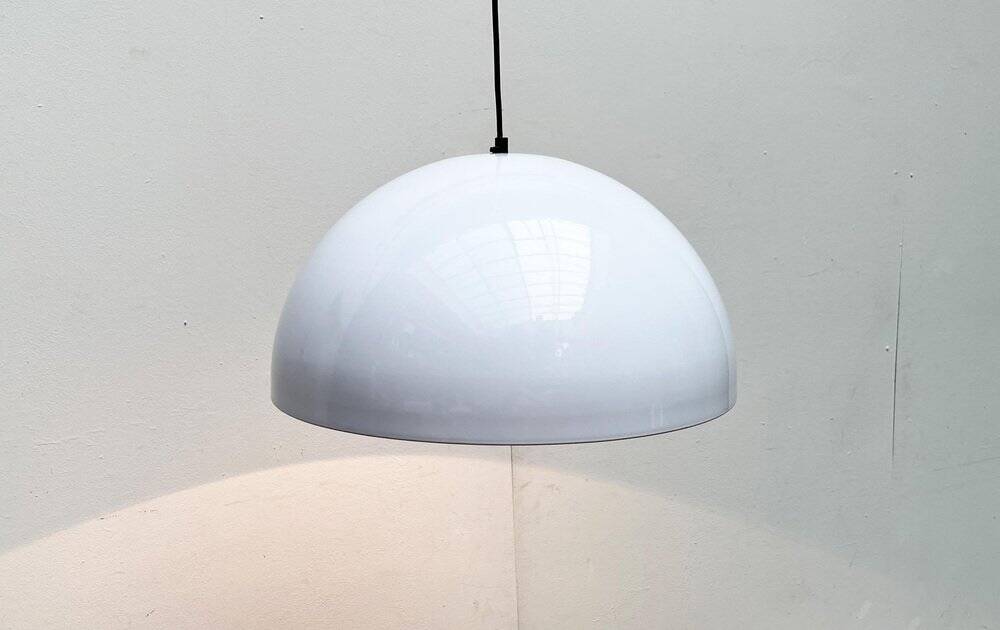 Sonorous Suspension Metal Mid-Century by Vico Magistretti for Oluce, 1970s