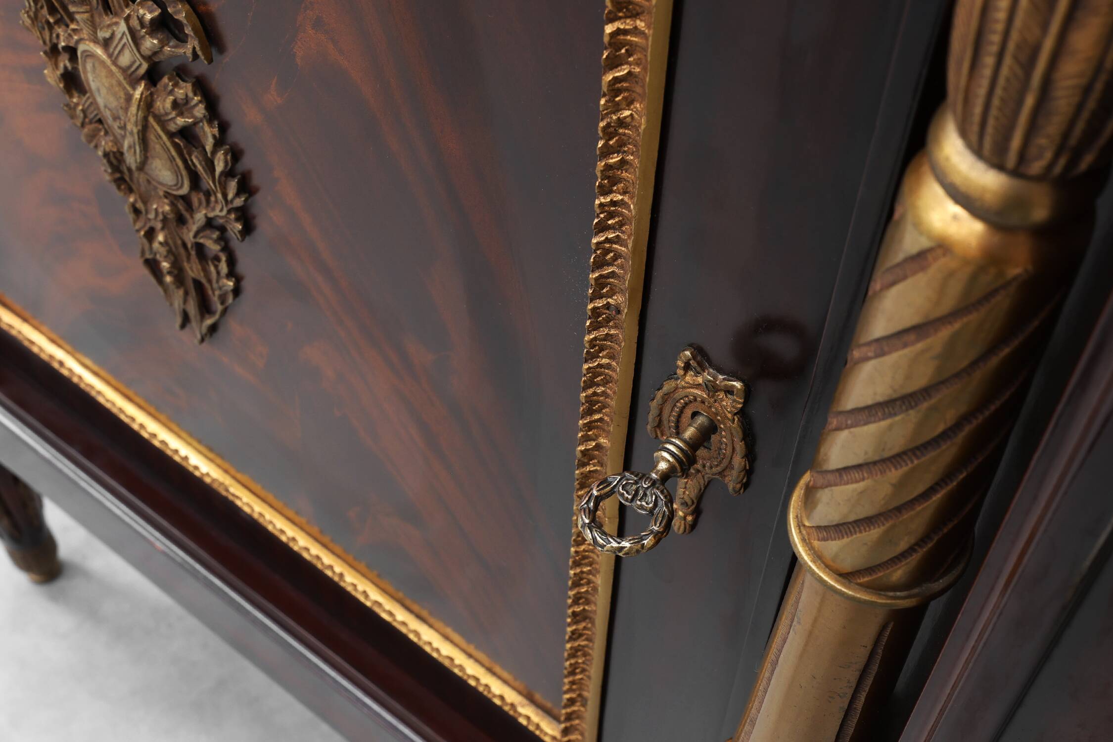 High Quality 20th Century Louis XVI style Mahogany sideboard by E.P. Ehalt