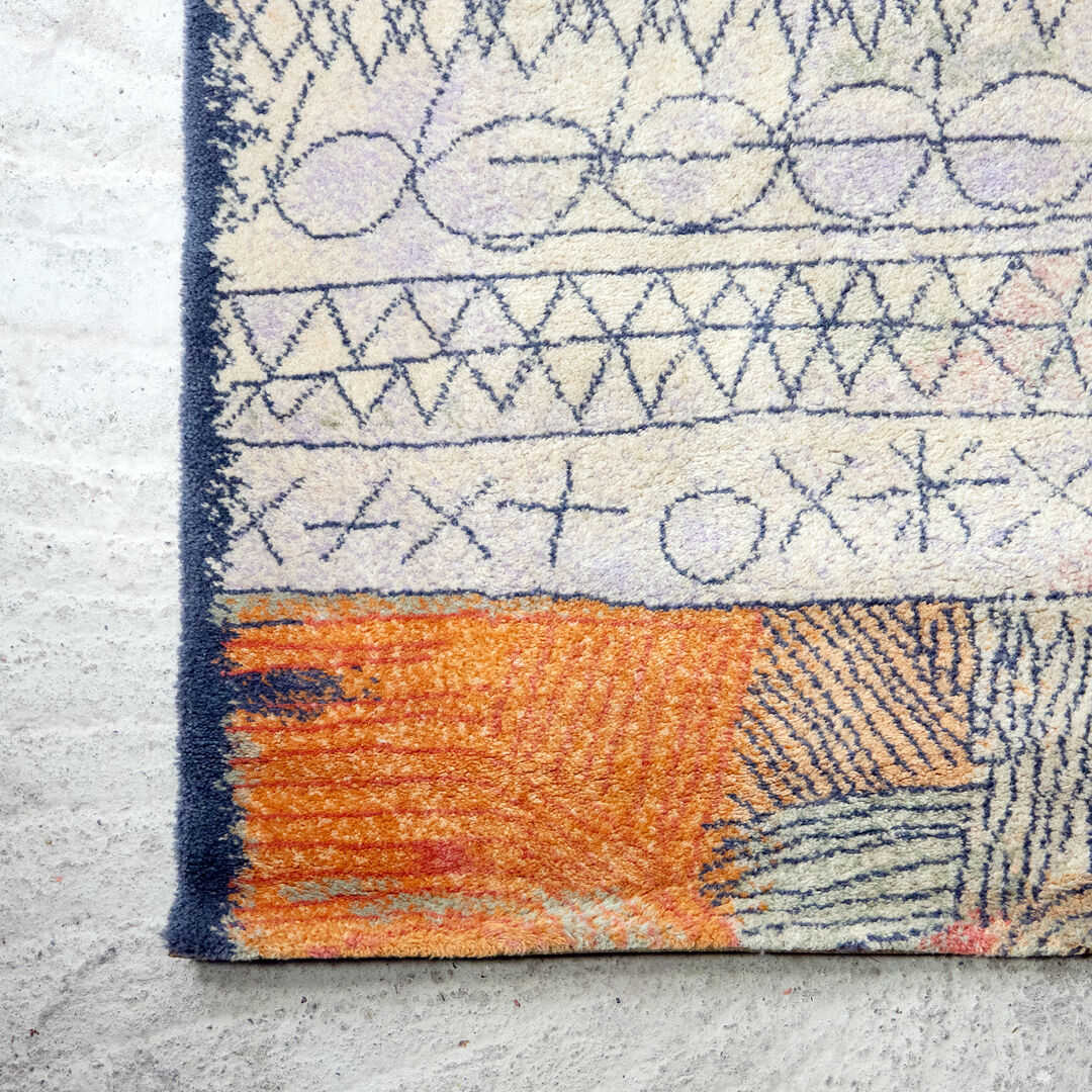 Vintage Paul Klee art rug - 335x250cm