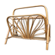 Rattan magazine holders