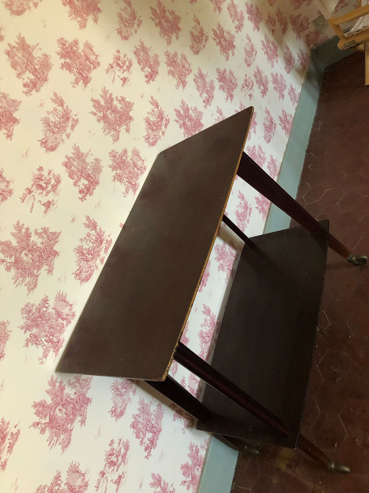 Vintage 1960s rolling console dessert table