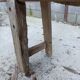 198 cm old wooden workbench carpenter