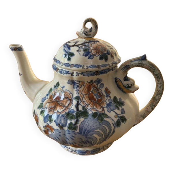 Théière de Gien  ''Coq et Pivoine