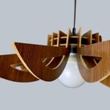 Wooden hanging lamp