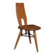 Italian oak accent chair, 1950s