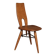 Italian oak accent chair, 1950s
