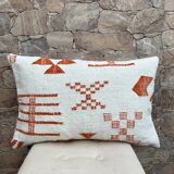 Moroccan floor cushion, decorative cushions, vintage Moroccan ottoman