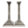 Pair of Victorian Sterling Silver Corinthian Column Candlesticks