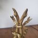 Vintage double opaline wall lamp