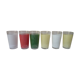 6 verres années 50 en couleurs