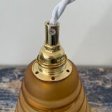 Electrified Art Deco lamp with new