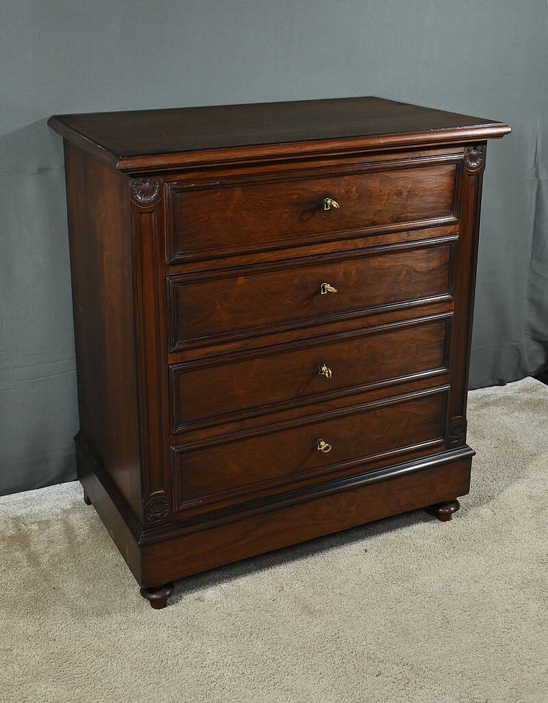 Rosewood veneer chest of drawers, Art Nouveau – 1920