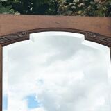 Large vintage wardrobe door mirror, 1930s.