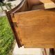 Walnut chest of drawers