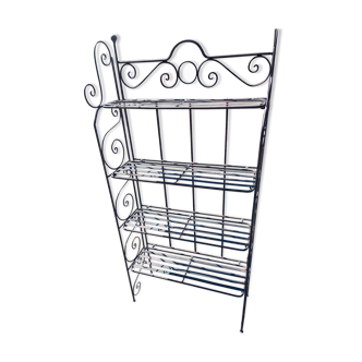 Wrought iron shelf