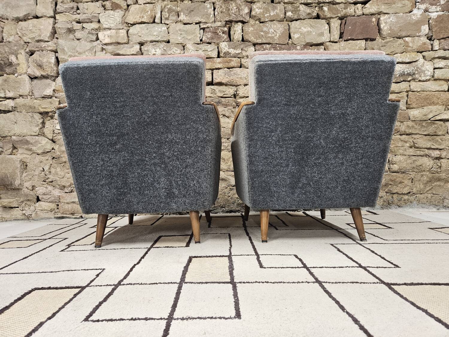 Pair of 1960 armchairs