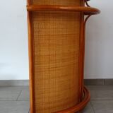 Vintage 70s rattan bar
