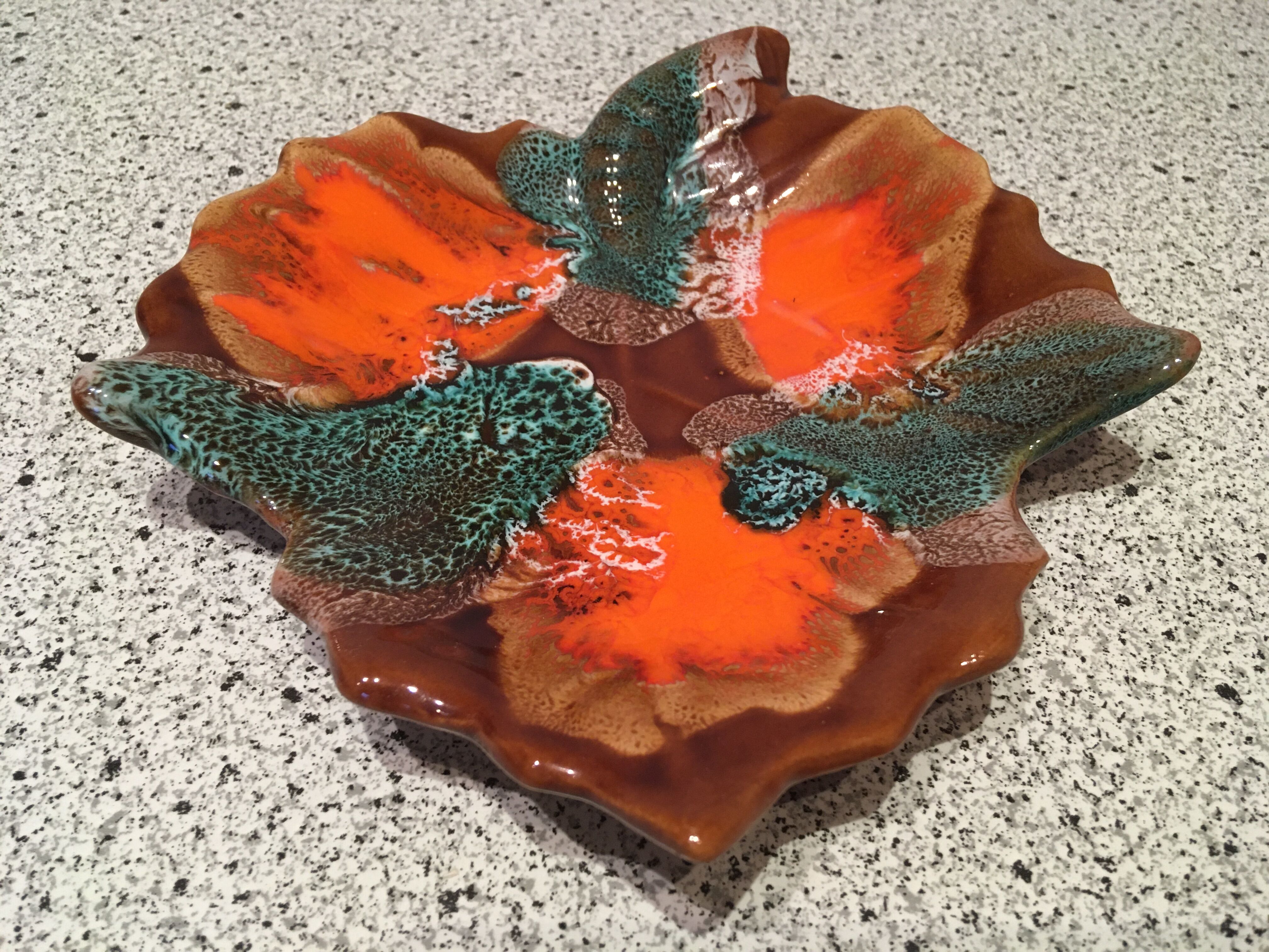 Vallauris butter dish and knife