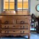 Secretary, sloped desk in walnut, 18th century ☐ 97.5 x 62 cm