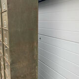 Military metal cabinet with hinged door