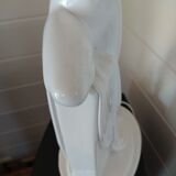 1970s lamp. Nude Art Deco style. 67cm.