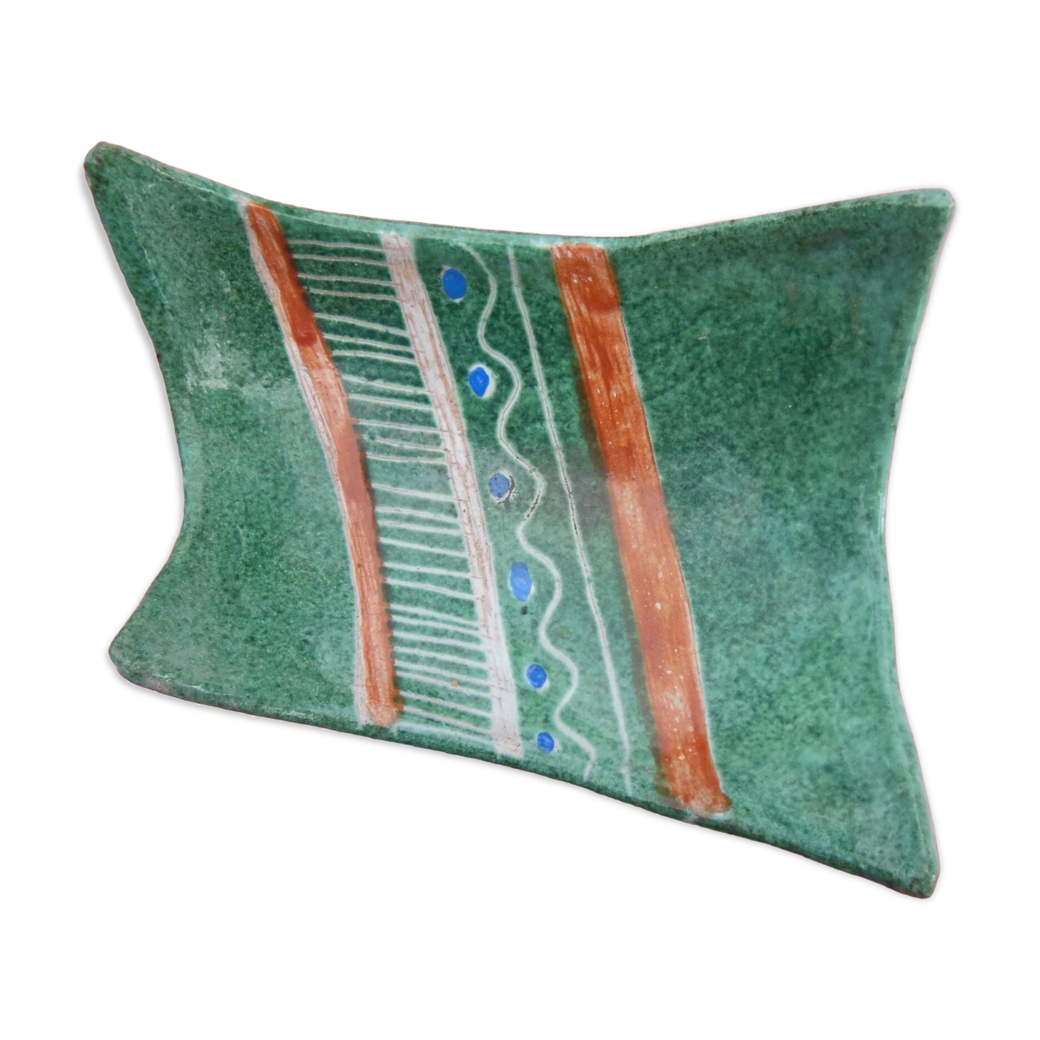 CERAMIC CUP, design 50's 60's - MONOGRAM R. R for ROBERT PICAULT